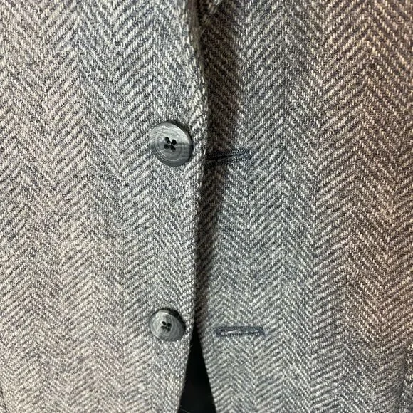 Mens pure wool grey blazer custom for Loevenharts premium lined coat jacket 40